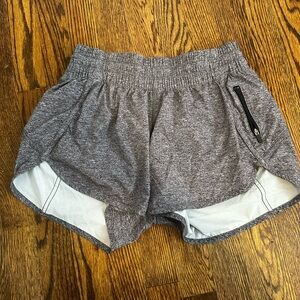 Lululemon Tracker Short Size 8 Heather Grey